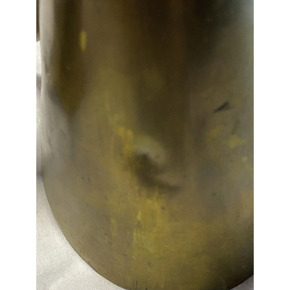 Brass Angel Candle Holders Jaipur? India Brutalist Style - 2 Qty. Heavy Brass